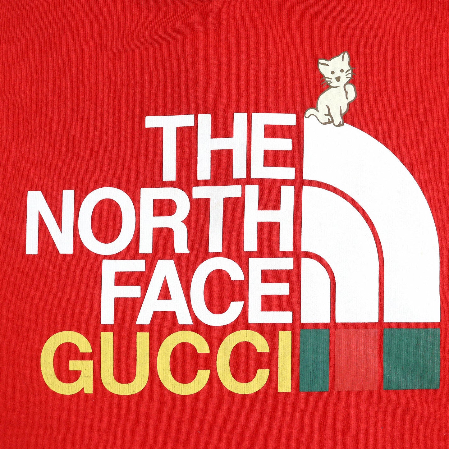 Gucci×The North Face Parker Logo Print Cotton Sleeveless Top