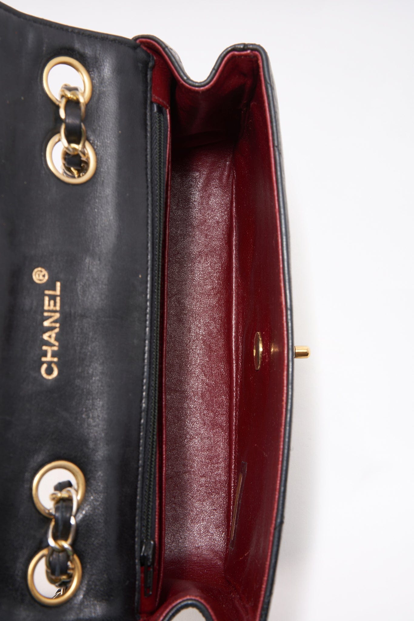 Chanel Black Single Flap with 24k gold plated hardware