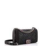Arabesque Boy Flap Bag Embossed Calfskin Old Medium