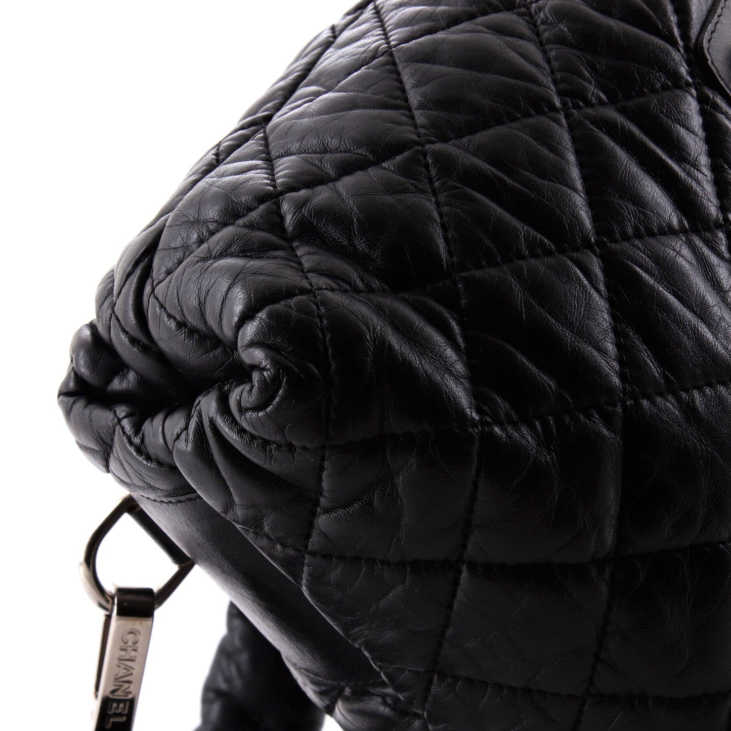 Coco Cocoon Flap Backpack Quilted Lambskin