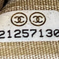 Classic Double Pocket Zip Pouch Chevron Sheepskin Small