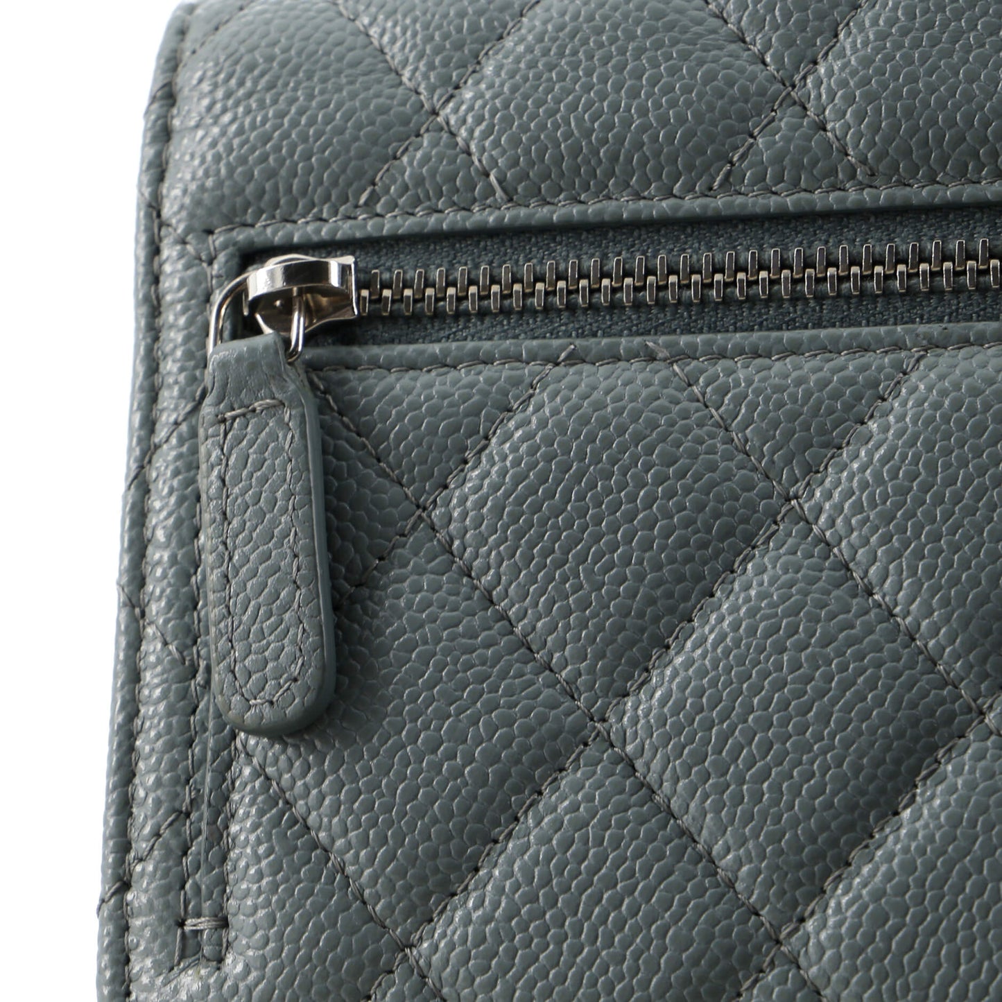 Wallet on Chain Quilted Caviar Mini