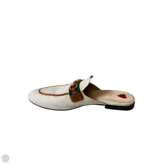 Sandals Luxury Designer By Gucci In Multi-colored, Size: 7.5