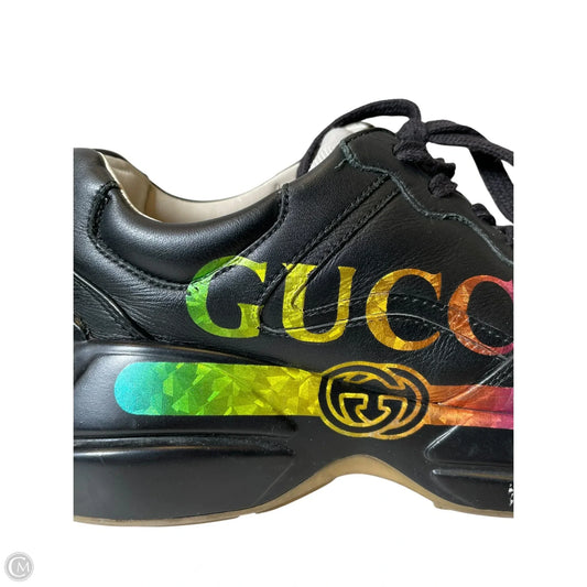 Shoes Luxury Designer By Gucci In Multi-colored, Size: 37.5