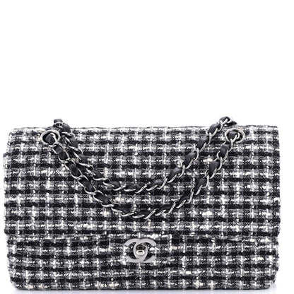 Classic Double Flap Bag Quilted Tweed Medium