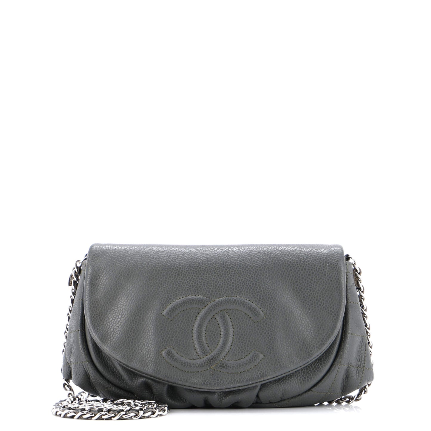 Half Moon Wallet on Chain Caviar