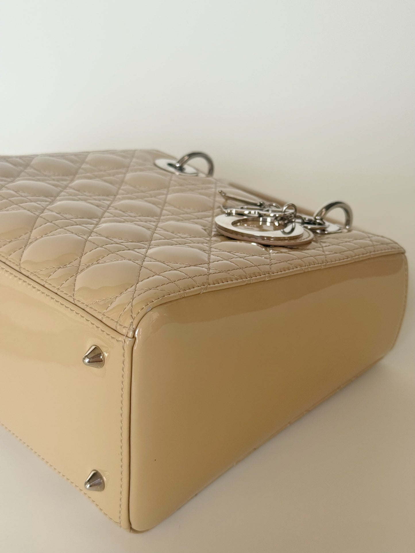 Christian Dior Patent Cannage Lady Dior