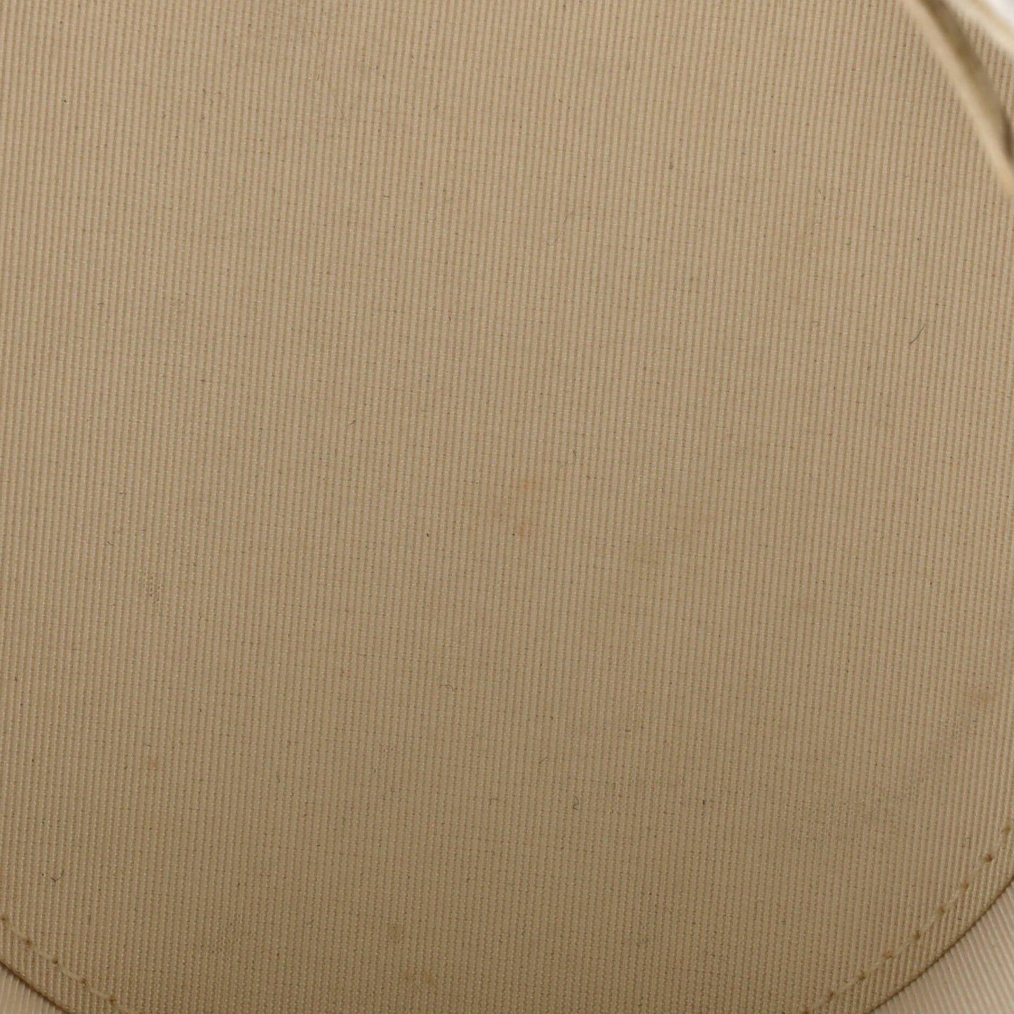 CC Round Vanity Case with Chain Quilted Lambskin Mini