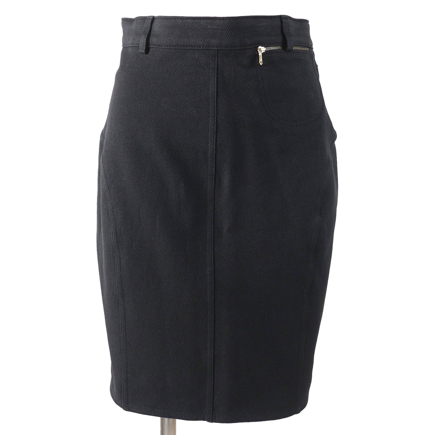 Gucci Tom Ford Cotton Elastane Denim Skirt