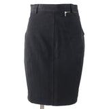 Gucci Tom Ford Cotton Elastane Denim Skirt