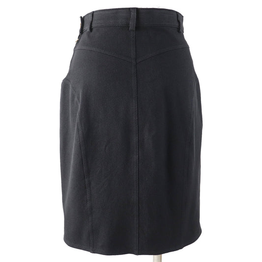 Gucci Tom Ford Cotton Elastane Denim Skirt