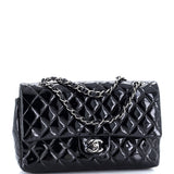 Classic Double Flap Bag Quilted Patent Medium