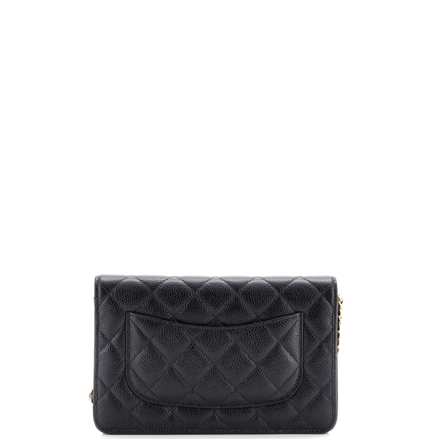 Wallet on Chain Quilted Caviar