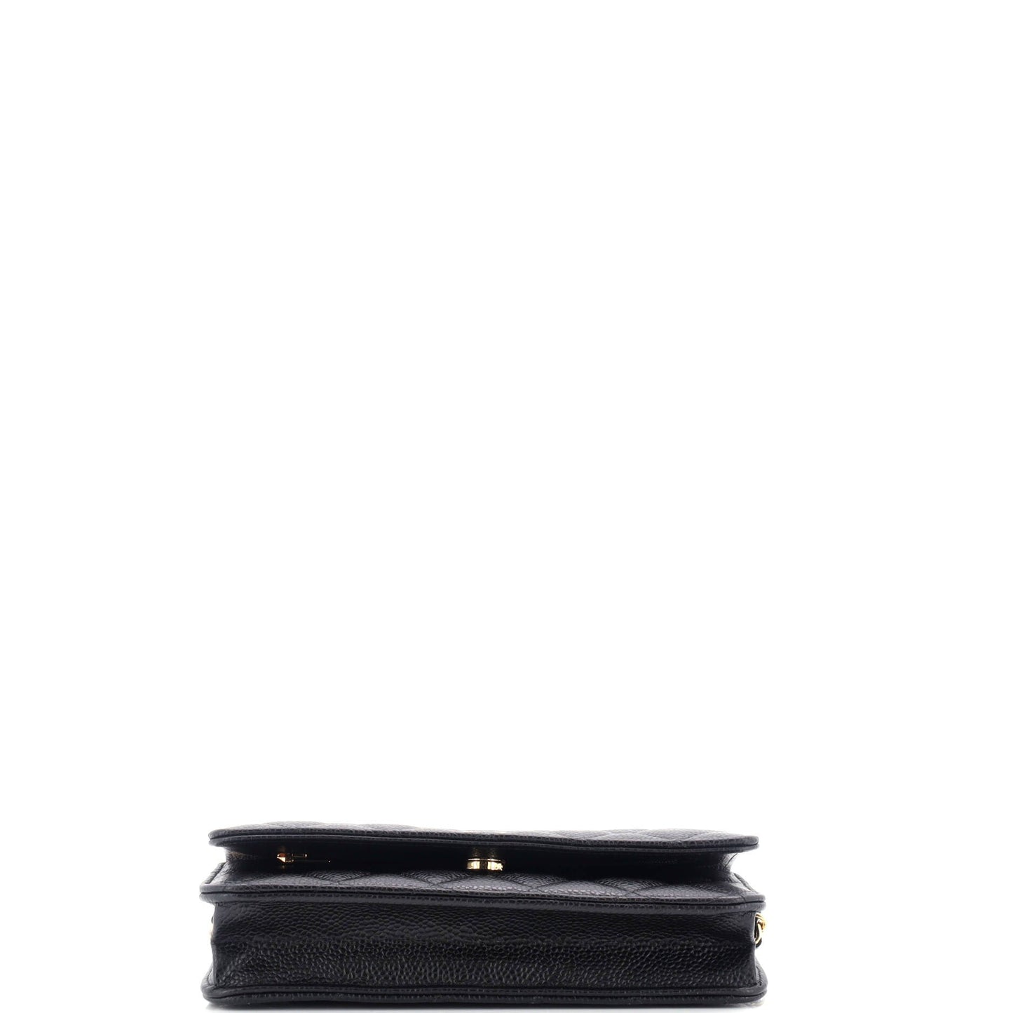Wallet on Chain Quilted Caviar