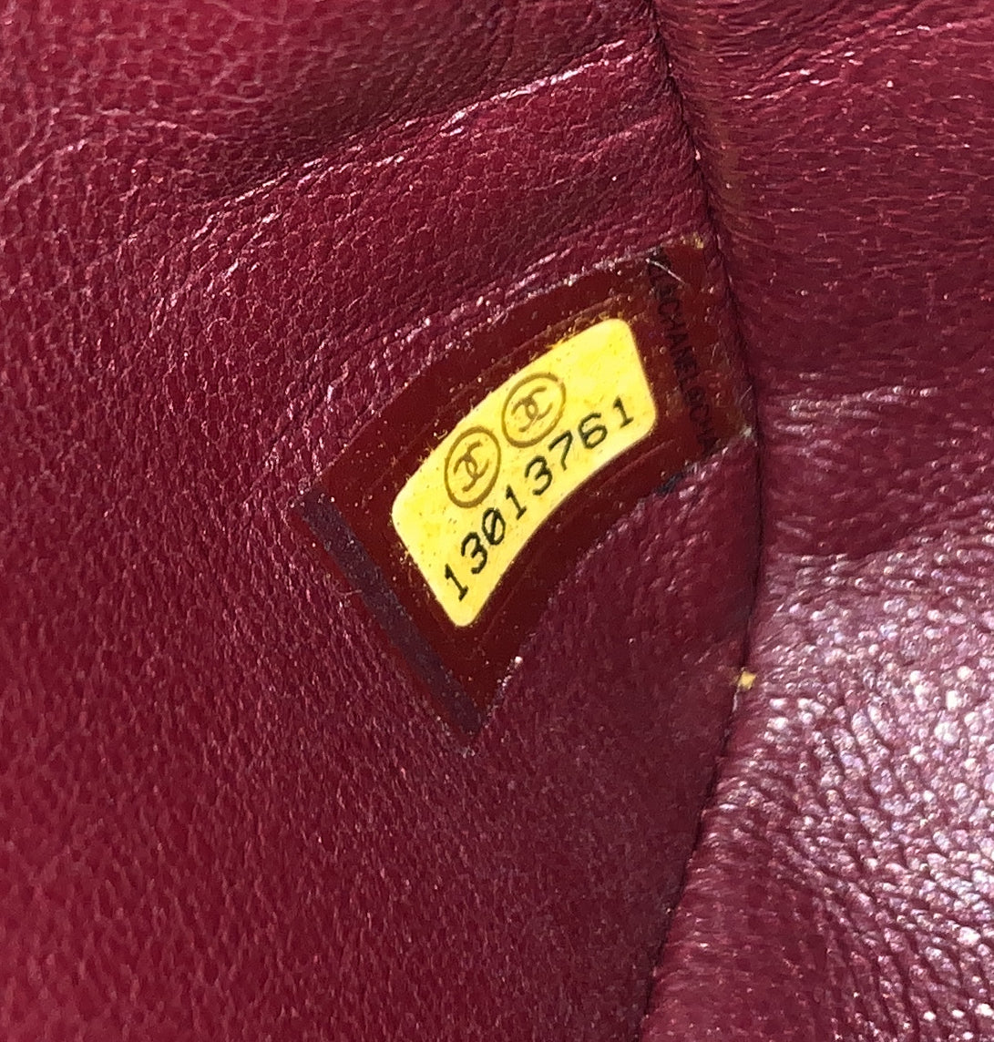Square Classic Single Flap Bag Quilted Lambskin Mini