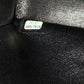 So Black Classic Double Flap Bag Chevron Crinkled Patent Medium