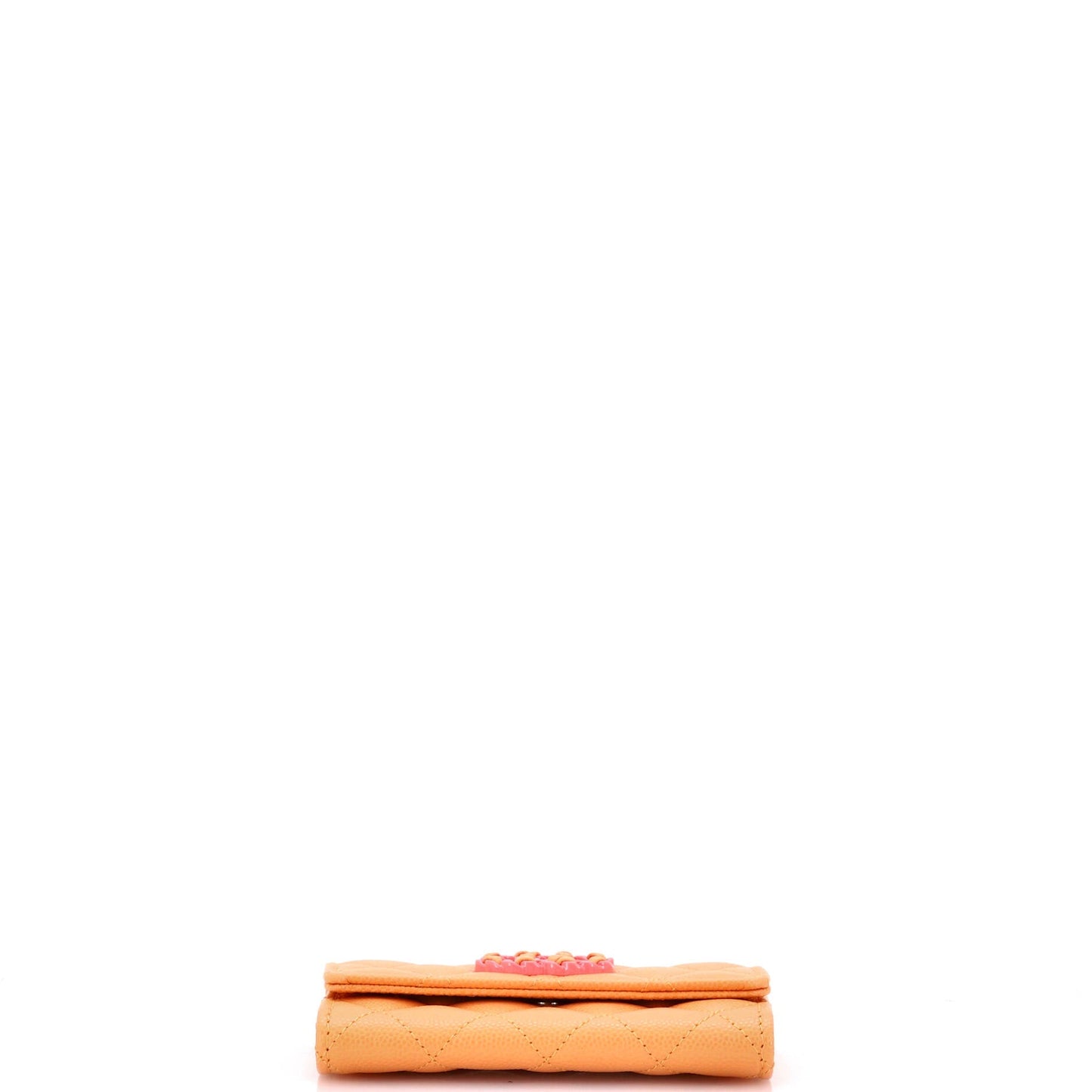 Woven CC Flap Card Case Quilted Cavier