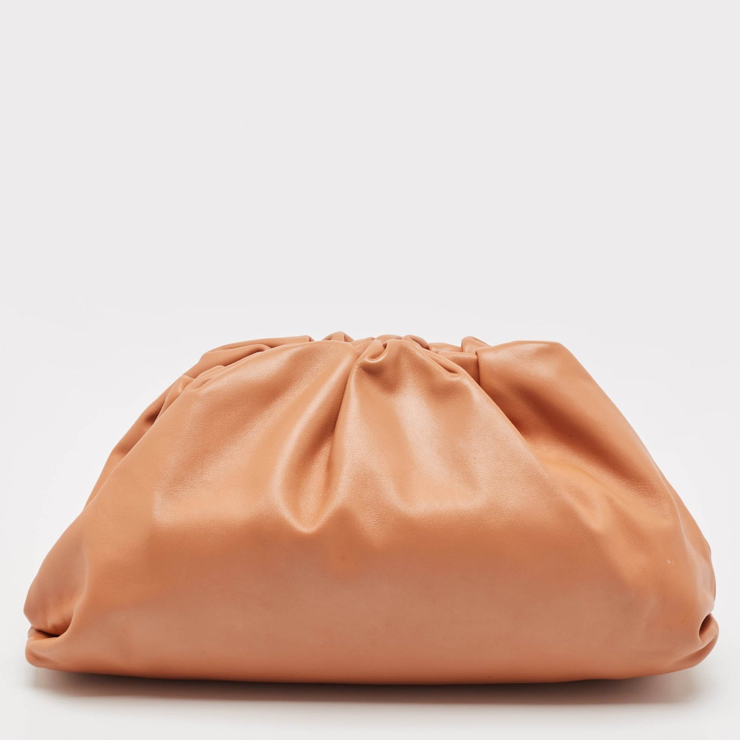 Bottega Veneta Brown Leather The Pouch Clutch