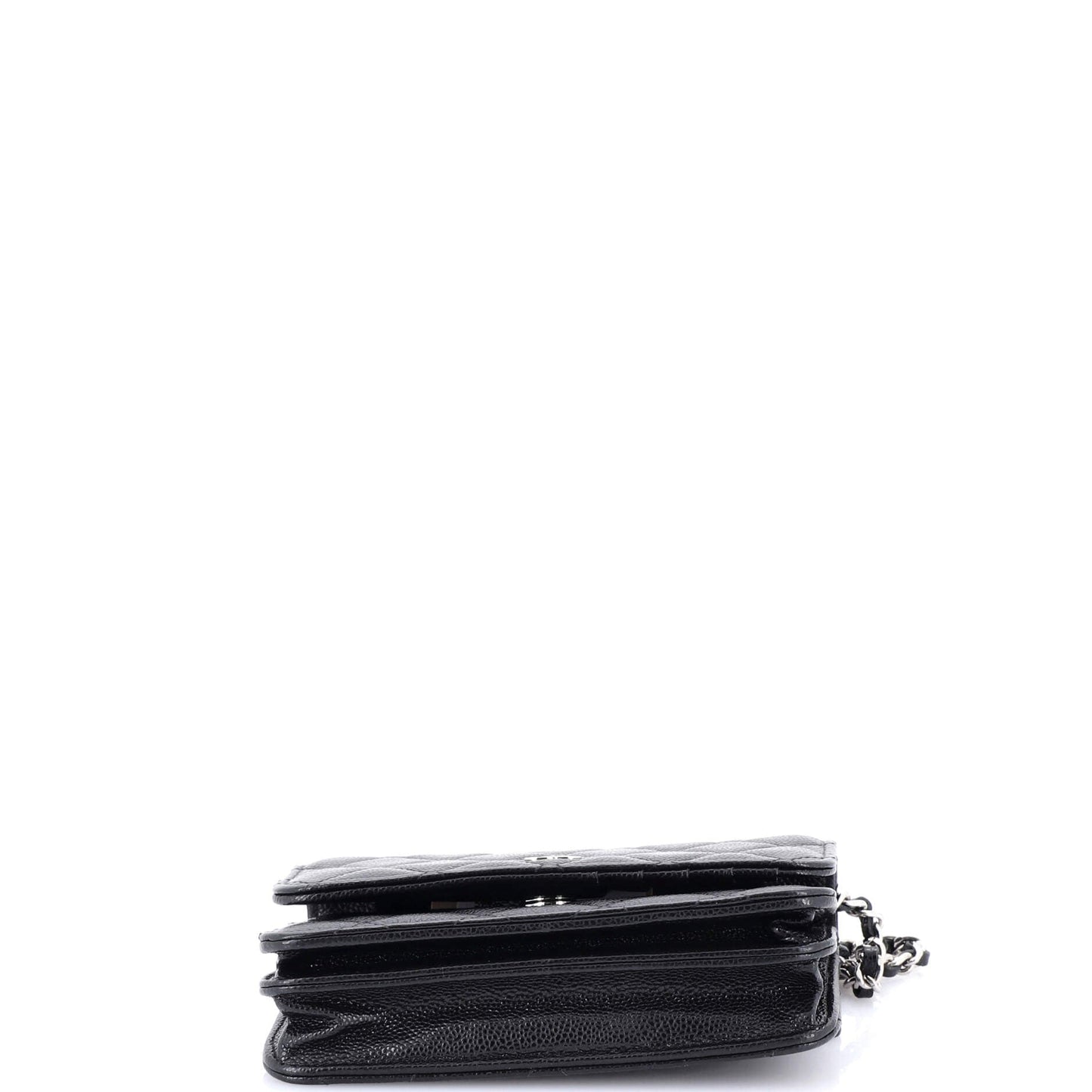 Wallet on Chain Quilted Caviar Mini