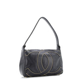 CC Stitch Shoulder Bag Leather Small