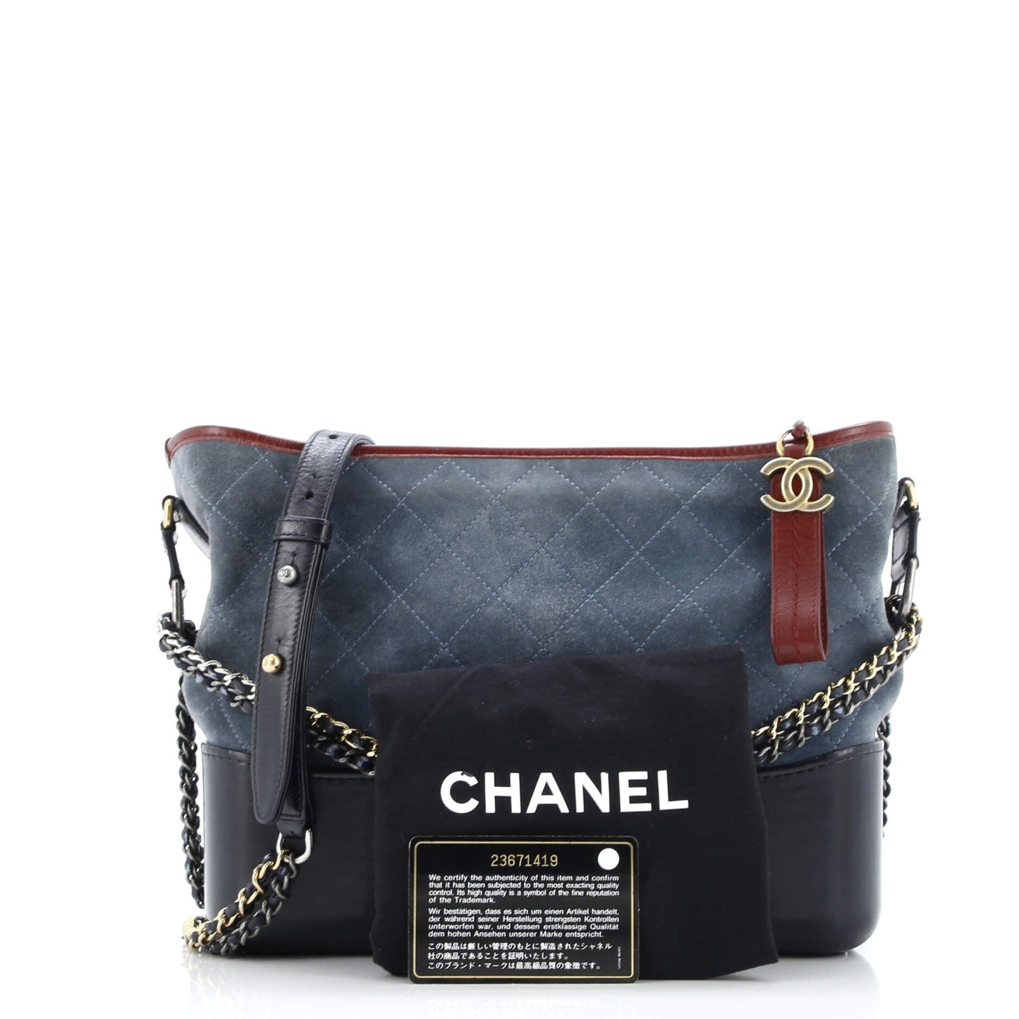 Gabrielle Hobo Quilted Suede Medium