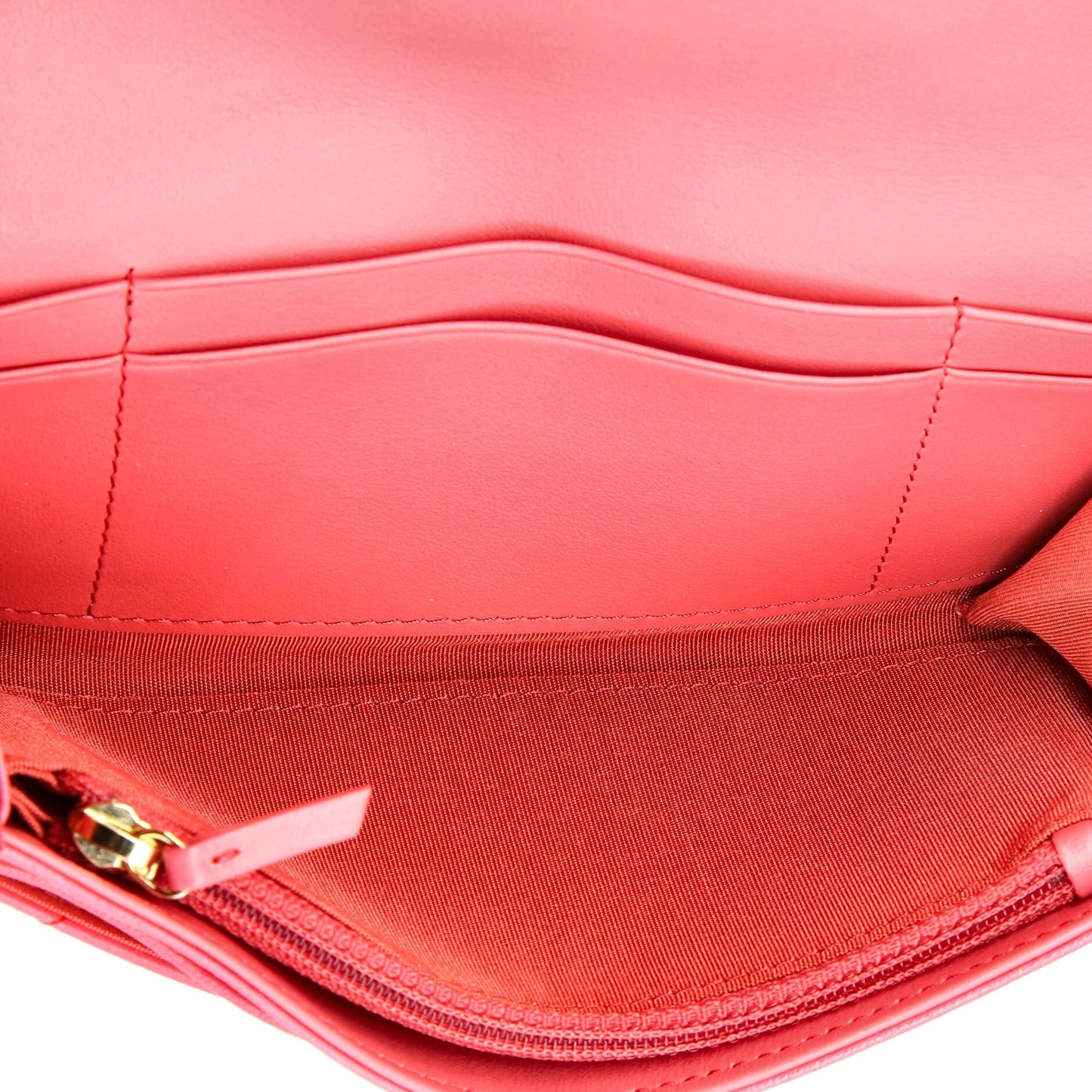19 Flap Wallet Quilted Lambskin Small