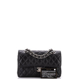 Classic Double Flap Bag Quilted Caviar Small