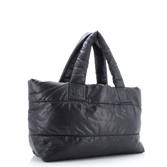 Coco Cocoon Reversible Tote Quilted Nylon Medium