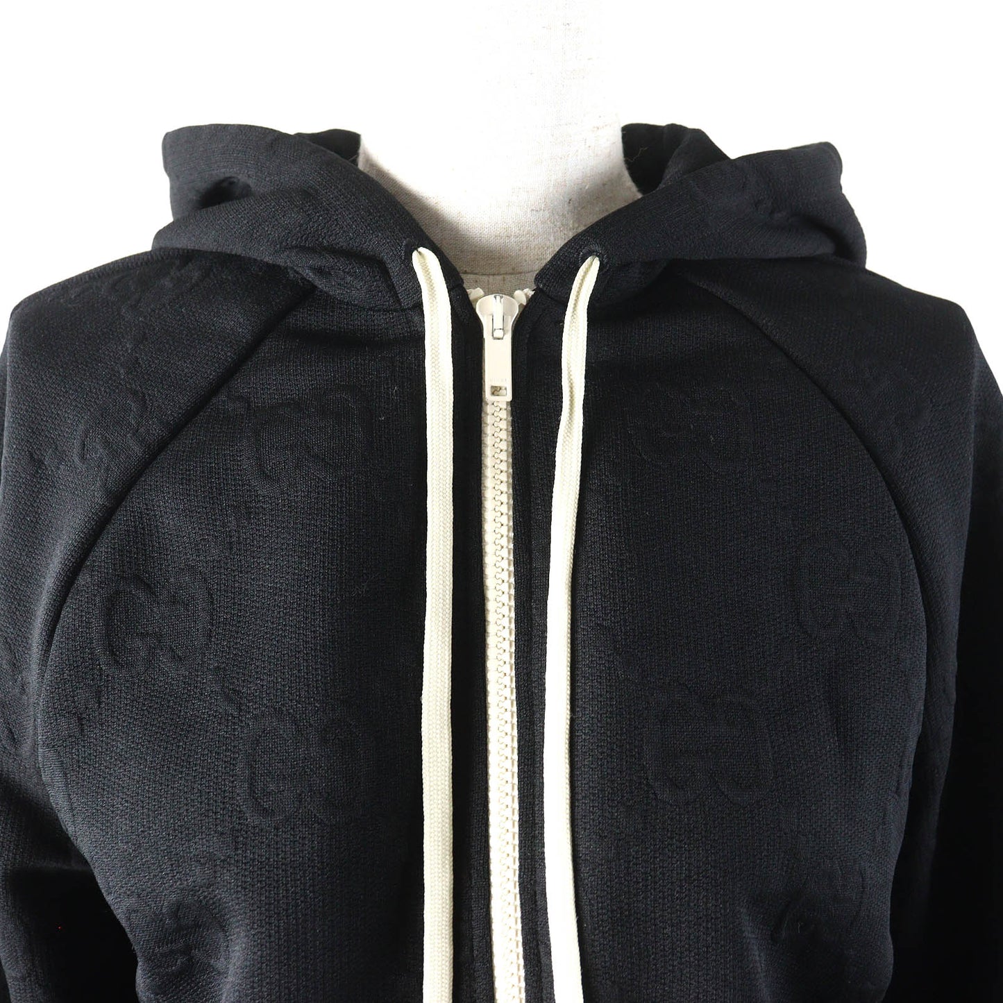 Gucci Parker Oversized GG embossed GG logo jersey jacquard Polyester Top