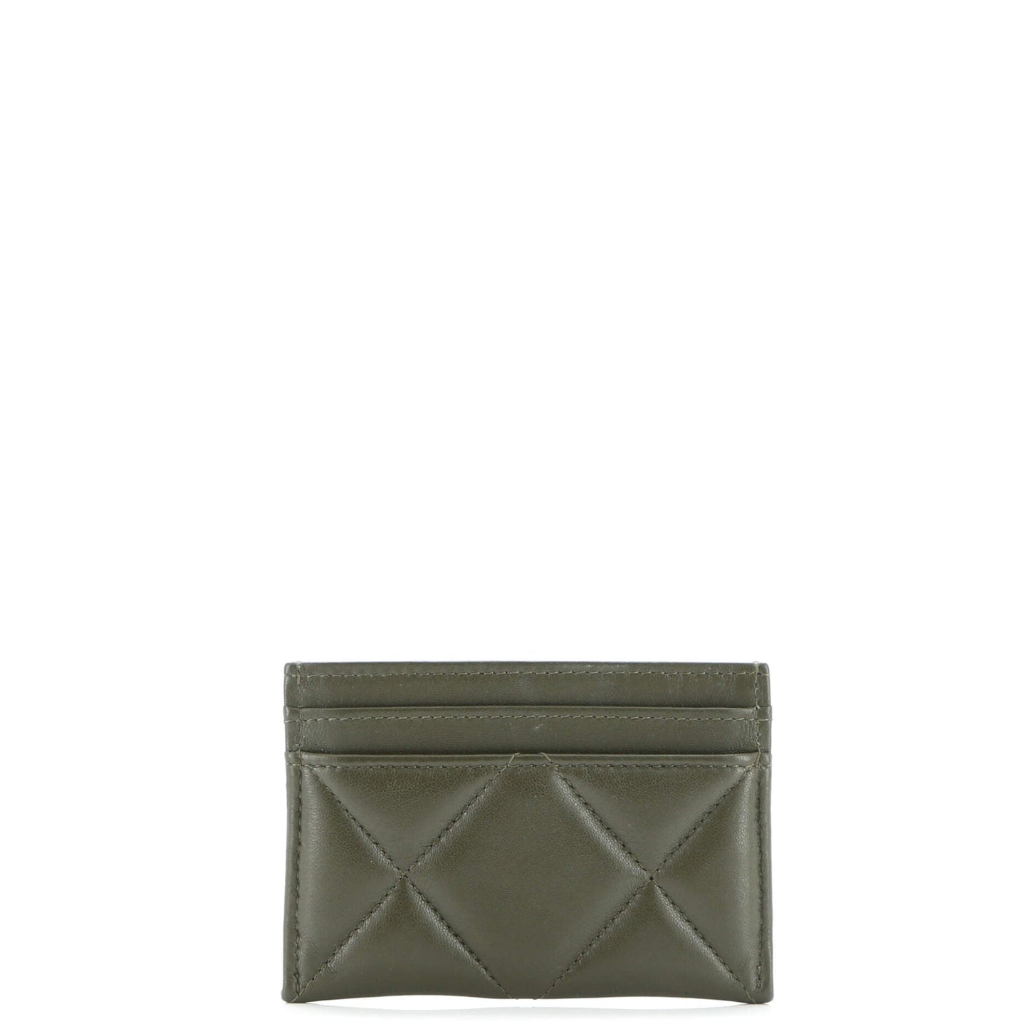 19 Card Holder Quilted Leather