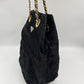 Prada Nylon Tote with Chain Handle