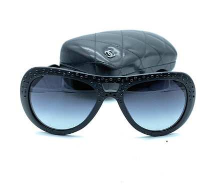 Chanel bag Swarovski Crystals Pilot Sunglasses 40921
