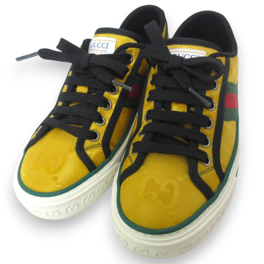 Gucci Tennis 1977 GG Canvas Low Top Sneakers