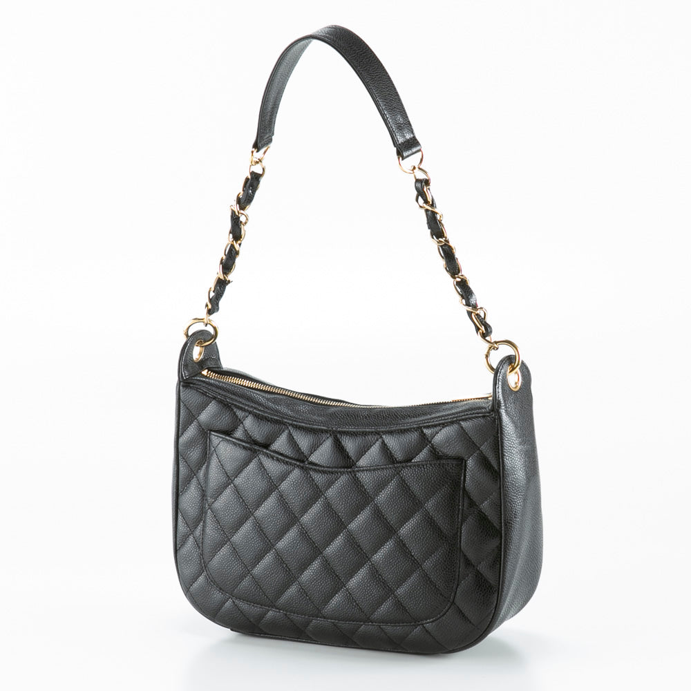 Chanel One Shoulder Caviar Skin Bag