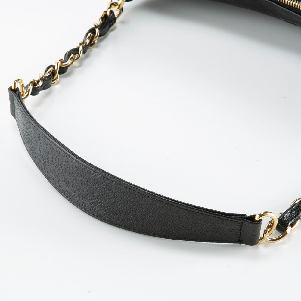 Chanel One Shoulder Caviar Skin Bag