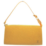 Louis Vuitton Pochette Accessoires  Leather Clutch Bag