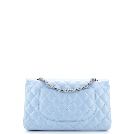 Classic Double Flap Bag Quilted Iridescent Lambskin Medium
