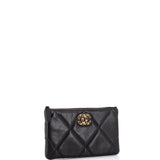 19 O Case Pouch Quilted Goatskin Small