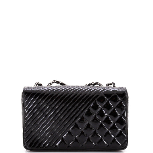 Coco Boy Flap Bag Quilted Patent Medium