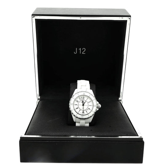J12 Quartz Watch Ceramic and Stainless Steel 33