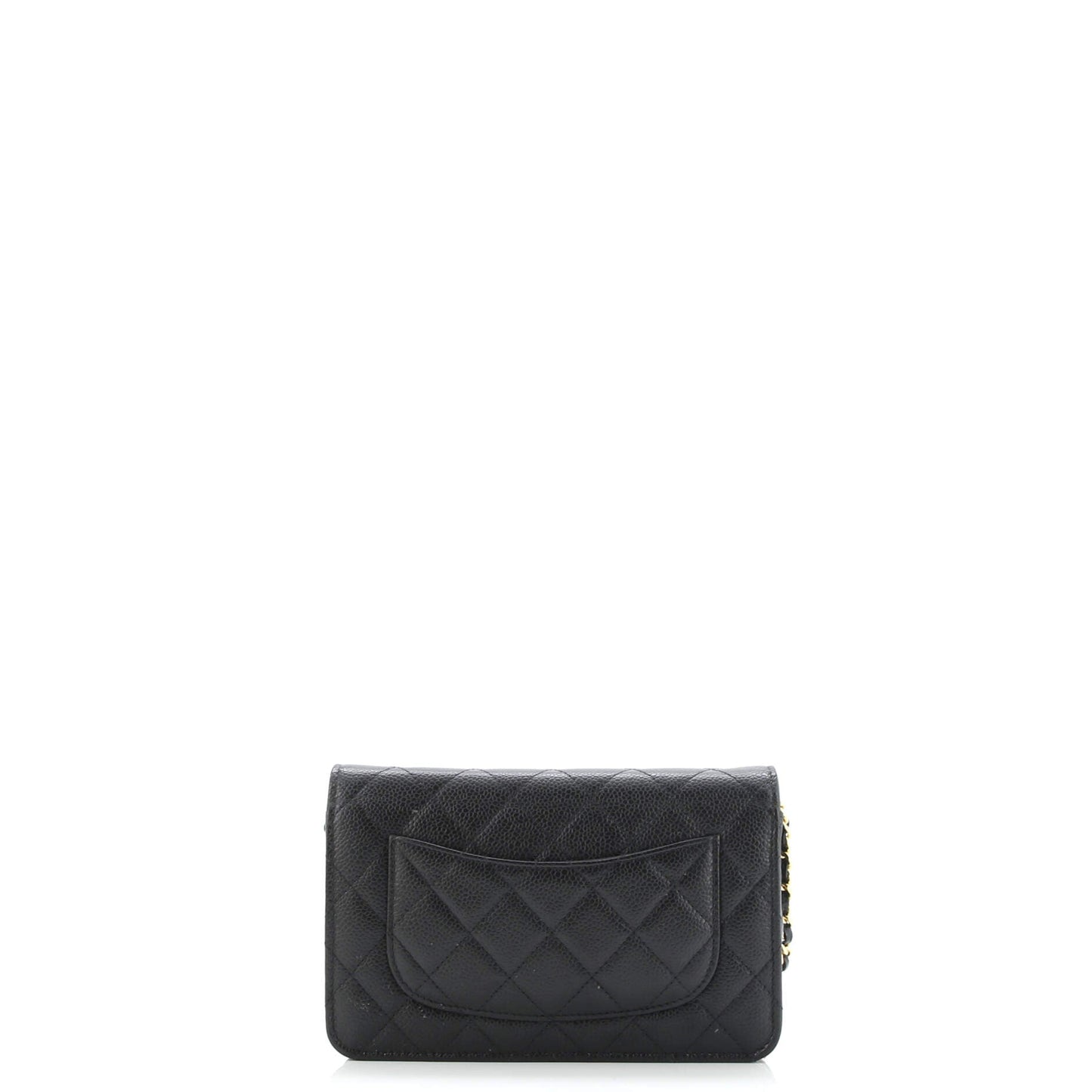 Wallet on Chain Quilted Caviar