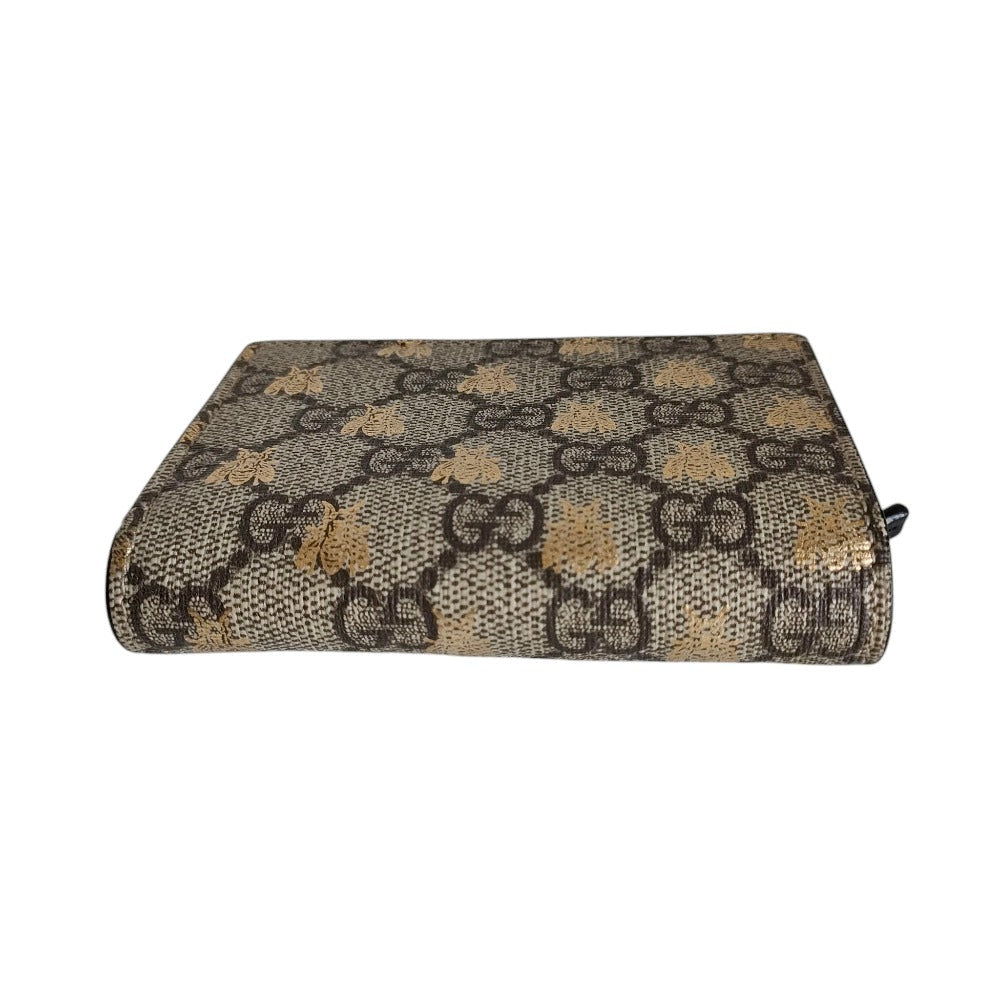 Gucci GG Supreme Bee Compact Wallet