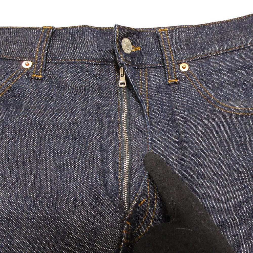 Gucci Logo Patch Denim Pants