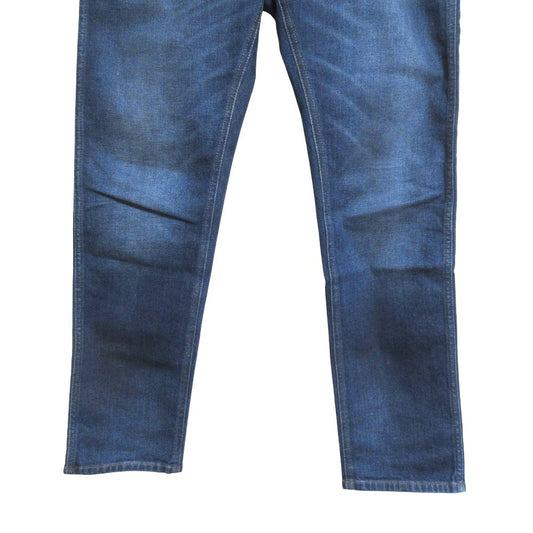 Gucci Logo Patch Denim Pants