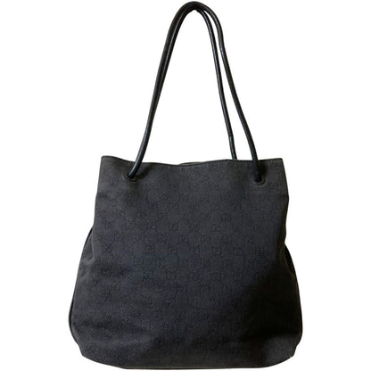Gucci GG Denim Canvas Tote Bag