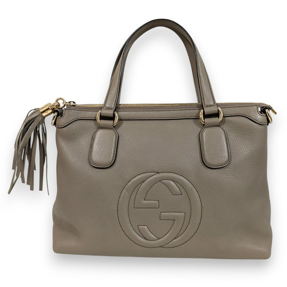 Gucci Soho Interlocking Leather 2way Bag