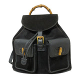 Gucci Bamboo Suede Backpack
