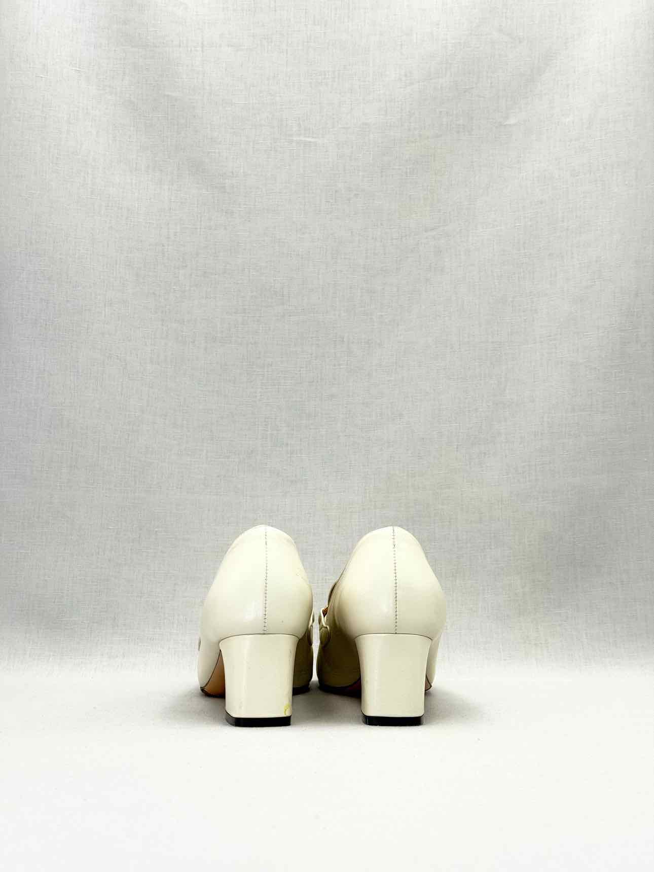 GUCCI Zumi Moccasin Off-white Size EU 35.5 Pumps