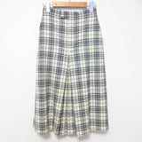 Gucci Check Pleated Wide Pants Wool Pants