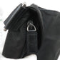 Prada Nylon Leather Shoulder Bag Purse NERO Black VA0340
